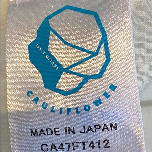 NWOT Issey Miyake Cauliflower Pure White Mini Dress - Picture 3 of 4